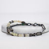 multi string bracelet, handmade opal bead bracelet ,sterling silver chain bracelet for women, handcrafted by roff jewellery