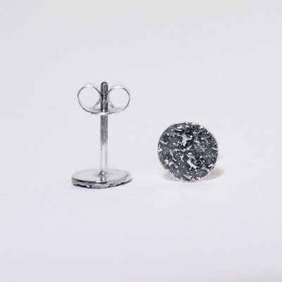 Silver stardust stud earrings – Sterling silver