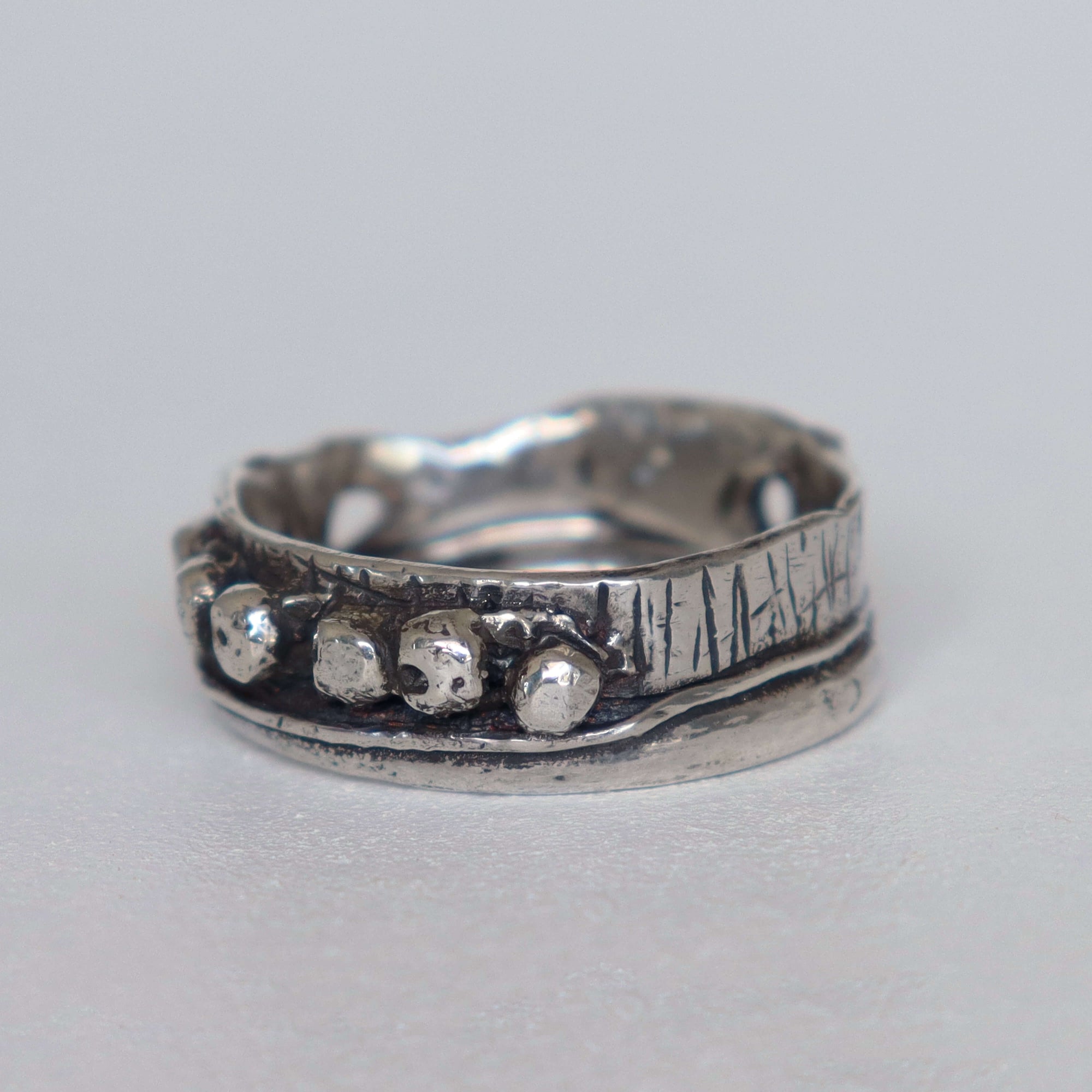 Silver Oxidize Ring