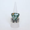 picture jasper jewelry, silver statement ring, artisan made ring by roffjewellery.com